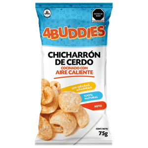 4 Buddies Chicharrón de Cerdo Natural 75 g