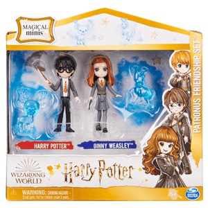 Mini Figuras Harry, Ginny Y 2 Patronus 1 Pz