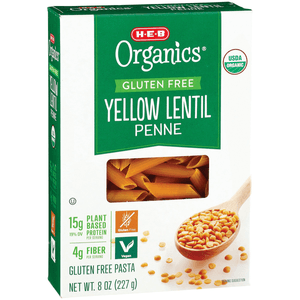 HEB Organics Pasta Penne Lenteja 227 g