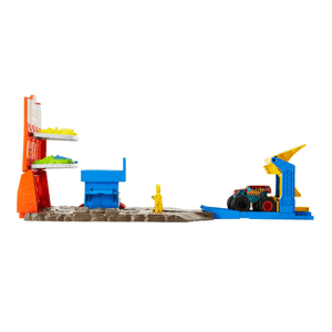 Hot Wheels Monster Trucks Estacion de Explosiones 1 Pz