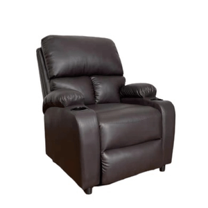 Kerrville Sillón Push Back Reclinable Café Individual