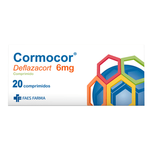 Cormocor 6mg 20 Comp Deflazacort 1 Pz