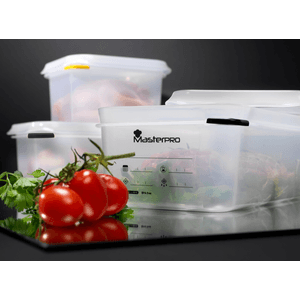 Contenedor Hermético Masterpro Foodies Transparente 1.7 L