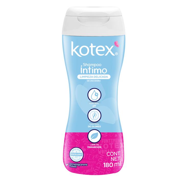 Kotex Shampoo Íntimo Limpieza Delicada 180 Ml - Mi Tienda del Ahorro