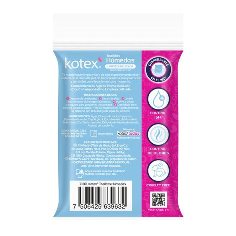 Toallitas Humedas Kotex®