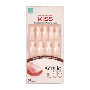 Uñas Postizas Acrylic Nude French 1 Pz