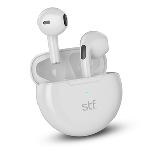 STF Audífonos Inalámbricos True Wireless Forte Earbuds Color Gris 1 pz