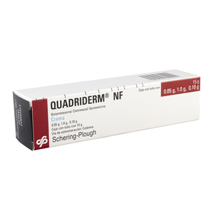 Quadriderm Nf 15mg Crema Betametasona Clotrimazol 15 Gr