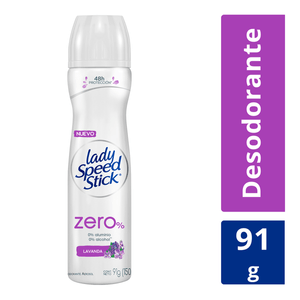 Antitranspirante Para Mujer Zero% Lavanda 91 Gr