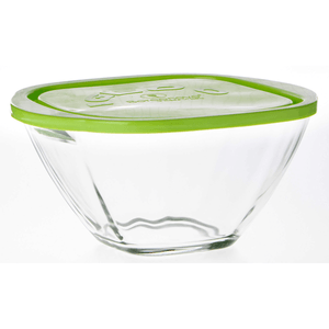 Borgonovo Bowl de Vidrio con Tapa 550 ml 1 pz