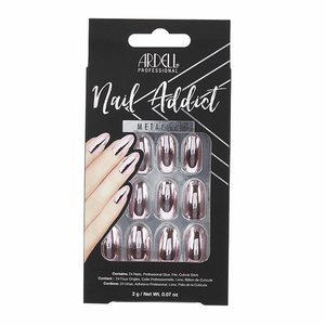 Una Postiza Ardell Nail Addict Metalic Pink 1 Cj