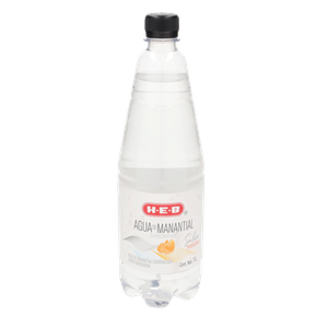 HEB Agua Mineral Sabor Mandarina 1 L