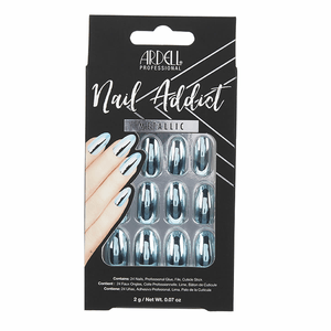 Una Postiza Ardell Nail Addict Metallic Blue 1 Pz