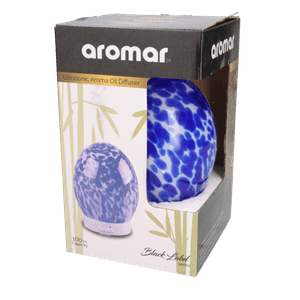 Aromar Difusor Ultrasónico de Aceite Aromático Vitral Azul 1 pz