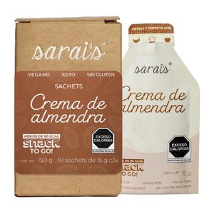 Sarais Caja de Sachets Crema de Almendra 150 g