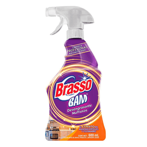 Limpiador Desengrasante para Cocina Brasso Max Plus Atomizador de 600 ml