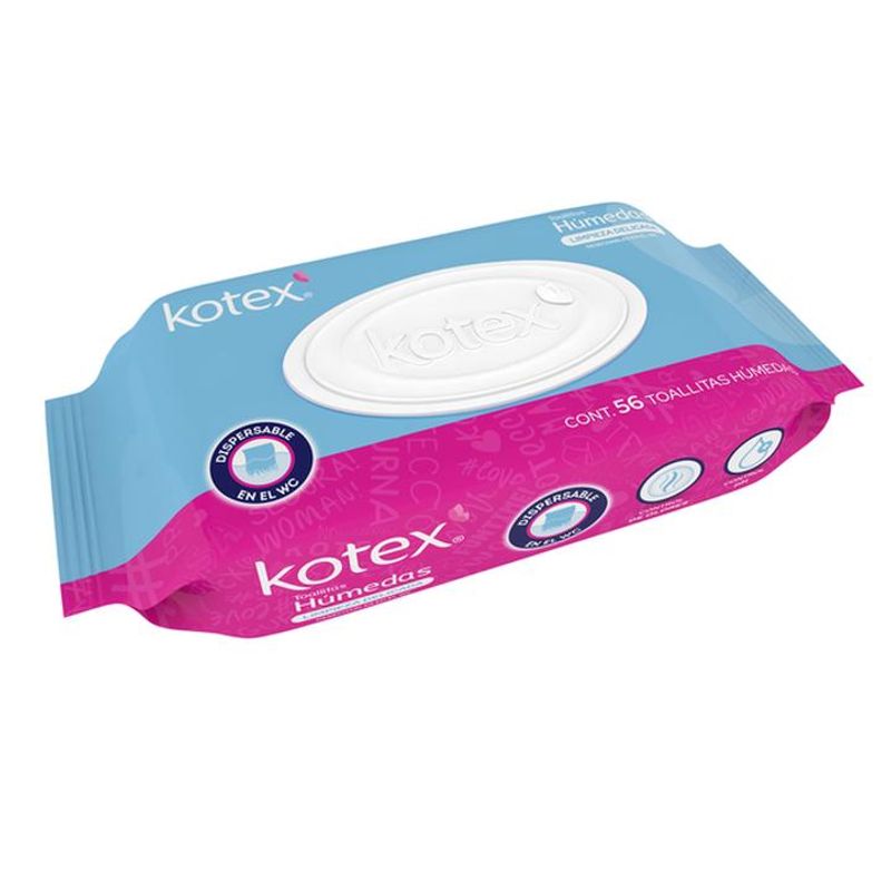 Toallitas Húmedas Kotex Limpieza Delicada - Jüsto Súper a Domicilio