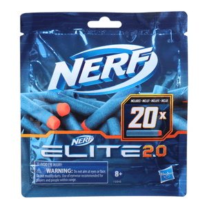 Refill 20 Dardos Nerf Elite 2.0 1 Pz