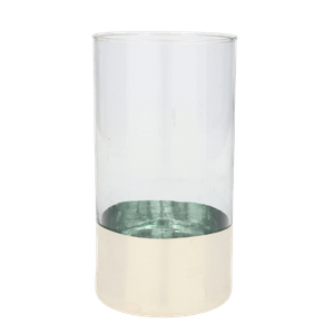 Porta Velas 4x8 Franja Plata 1 Pz