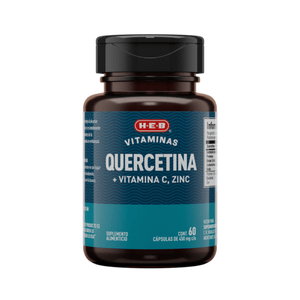 HEB Quercetina + Vitamina C, Zing con 60 pz