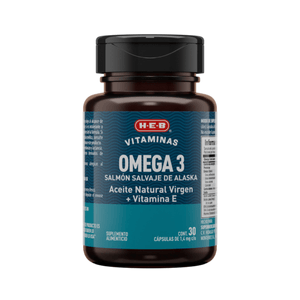 HEB Omega 3 Salmon De Alaska con 30 pz