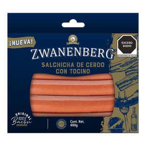 Zwanenberg Salchicha de Cerdo con Tocino 400 g