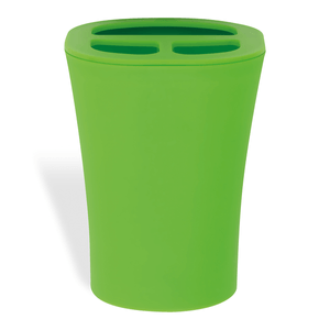 Porta Cepillos de Plástico Verde 1 Pz