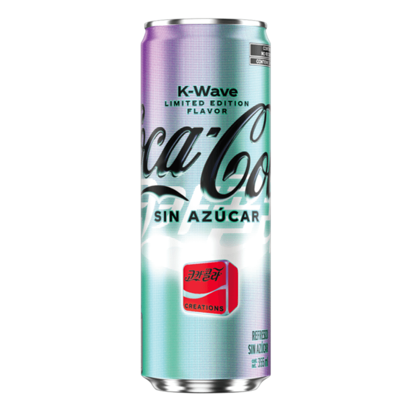 Gaseosa marca Coca Cola sin azucar - 355 ml