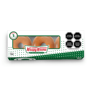 Donas 3 Pack Glaseada Original 3 Pz