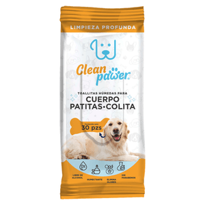 Toallas Sanitizantes Clean Pawer Limpieza Profunda 30 Pz Ruz Arnés para Perro Chico Minnie