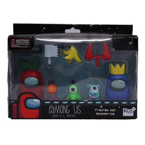 Play Set Among Us 2 Pack Figuras de 3.5p 1 Pz