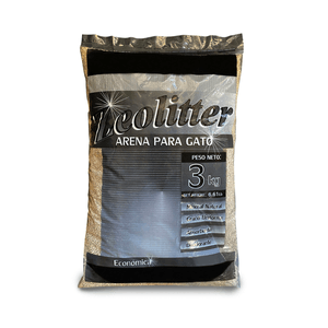 Zeolitter Arena para Gato Económica 3 kg Toallitas Húmedas para Perros Clean Pawer Ojos Orejas Nariz Boca 30 Pz