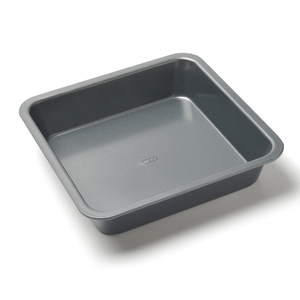 Press Molde Square Cake Con Antiadherente Color Gris Oxford 1 Pz