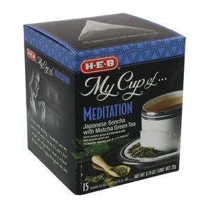 My Cup Meditation Sencha Matcha 15 Pc