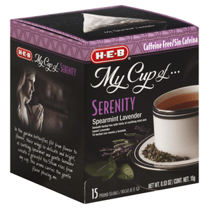 My Cup Serenity Hierbabuena Lavanda Sin Cafeina 15 Pc