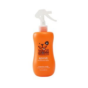 Baño En Seco Wags & Wiggles En Spray para Gato Revive Tangerine Tango 355 ml Pets&More Juguete en Forma de Hueso con Sonido