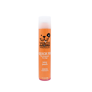 Espuma para Baño En Seco Wags & Wiggles Quick Fix Aroma Durazno 198 g Jack Collar para Perro Mediano Serpentinas