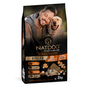 Nandog Alimento Seco para Perros Pollo Adulto 2 kg Premios para Perros Just For Fun Omega 150 g