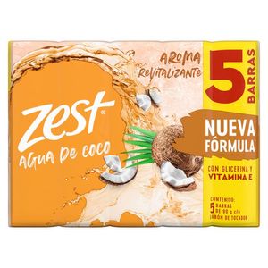 Jabón Multipack Agua de Coco Y Agave 5 Pz