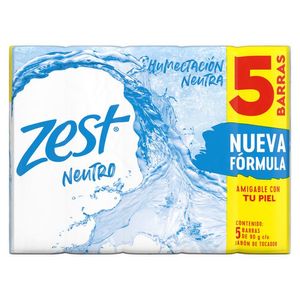 Jabón Multipack Neutro Suave 5 Pz
