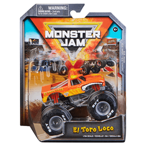 Monster Jam Camión de Juguete para Niño El Toro Loco THM 1:64 1 pz