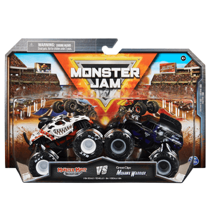 Monster Jam Camiones de Juguete para Niño Monster Mutt Dalmatian vs Mohawk Warrior 1:64 1 pz