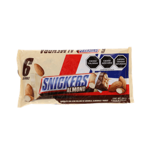 Snickers Almendra 6 Pz