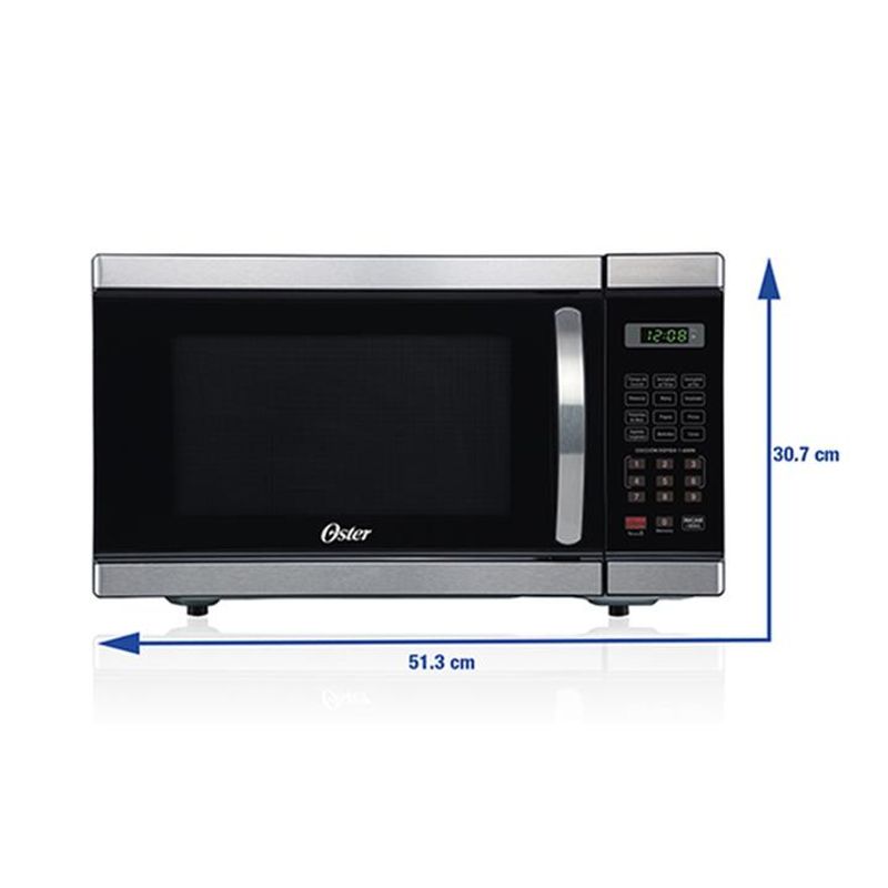 Oster Horno Microondas POGYME1502G 1.5 Pies Cúbicos Plateado 1 pz - H-E-B  México