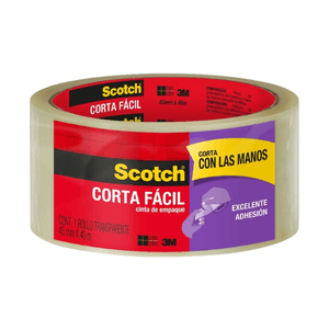 Cinta Scotch Corta Fácil Transparente 45 mm x 40 m 1 pz