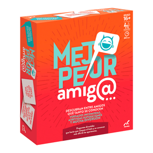 Juego de Fiesta Mejor-Peor Amigo Caja de Carton 1 Pz