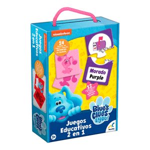 Set de Juego S Educativos 2 en 1 Blues Clues Caja 1 pz Set de Juego S Educativos 2 en 1 Blues Clues Caja  1 Pz