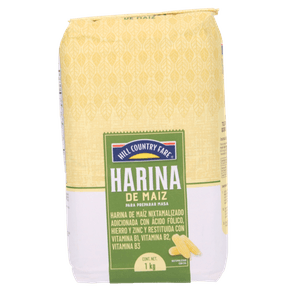 HCF Harina de Maíz Nixtamilizado Natural 1 kg
