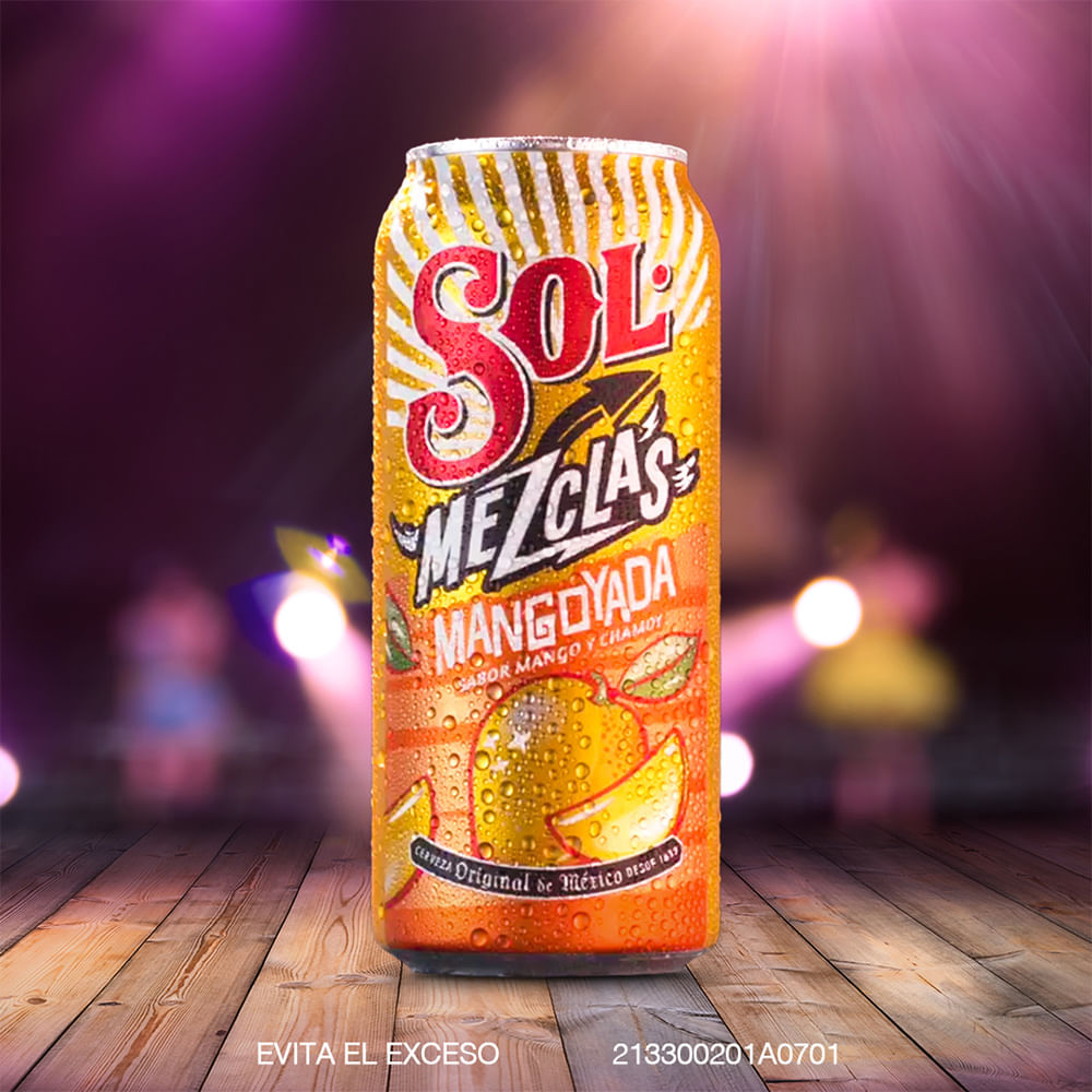 Sol Cerveza Mangoyada Lata 355 Ml - H-E-B México