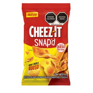 Papas Kellogg's Cheez-it Snapd Sabor Doble Queso Cheddar 42 g